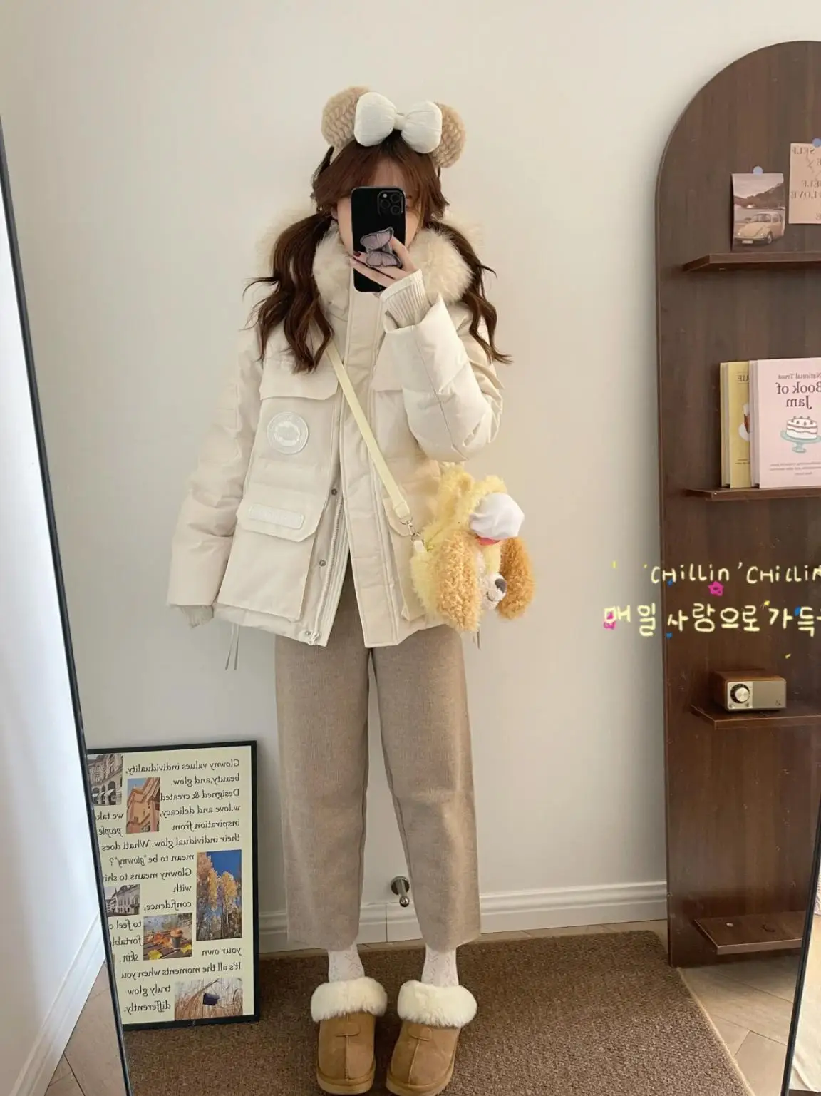 

Красная женская осенняя ветрозащитная парка с капюшоном, вышивкой и утеплением, оригинальная, утолщенная, средней длины, модная