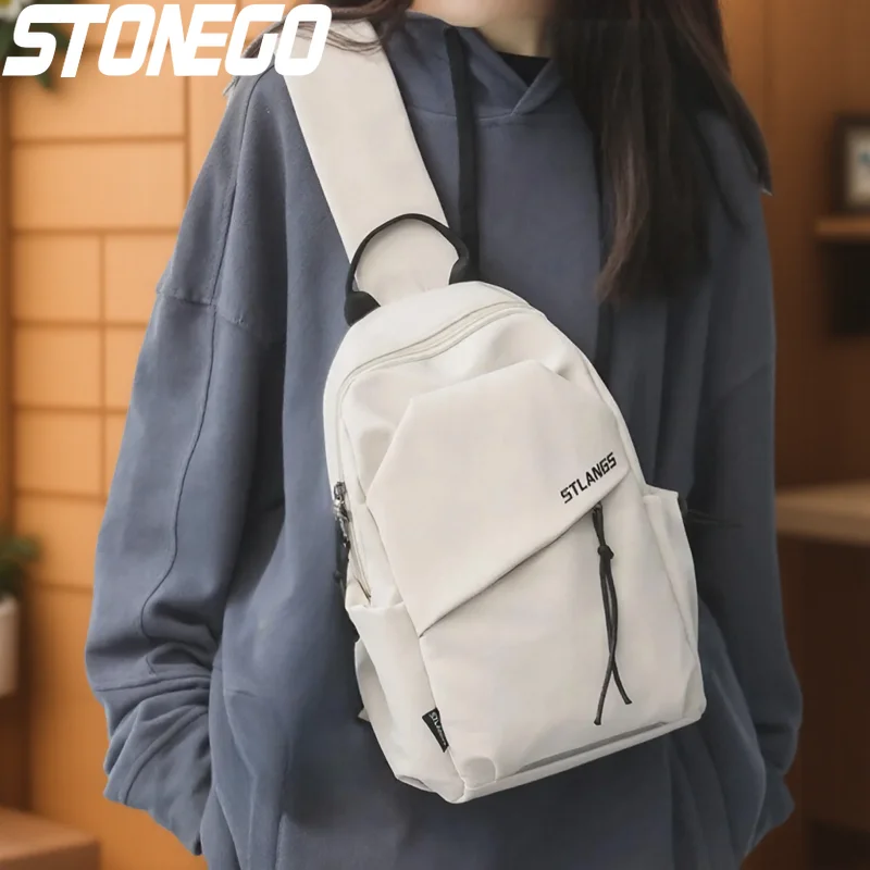 

Trendy Womens Crossbody Chest Bag for Daily Outings Parties Travel Adjustable Convertible Handbag