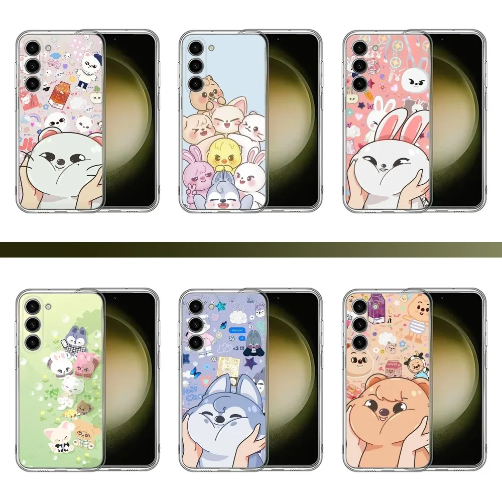 Kpop Stray-Kids S-Skzoos Phone Case For Samsung Galaxy A71,70,52,40,51,31,A50,21S,30S,Note20,Transparent ,Cover