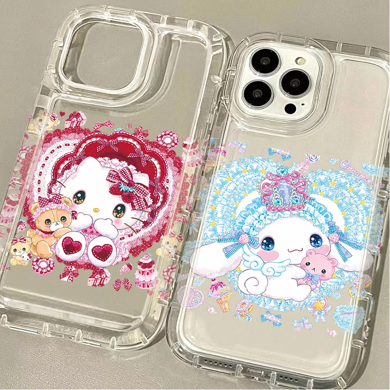 Cute Hello Kitty Mymelody Case For Samsung Galaxy S24 Ultra S22 S21 S23 FE S20 Plus Note 20 10 Pro A34 A54 A33 A53 Back Cover