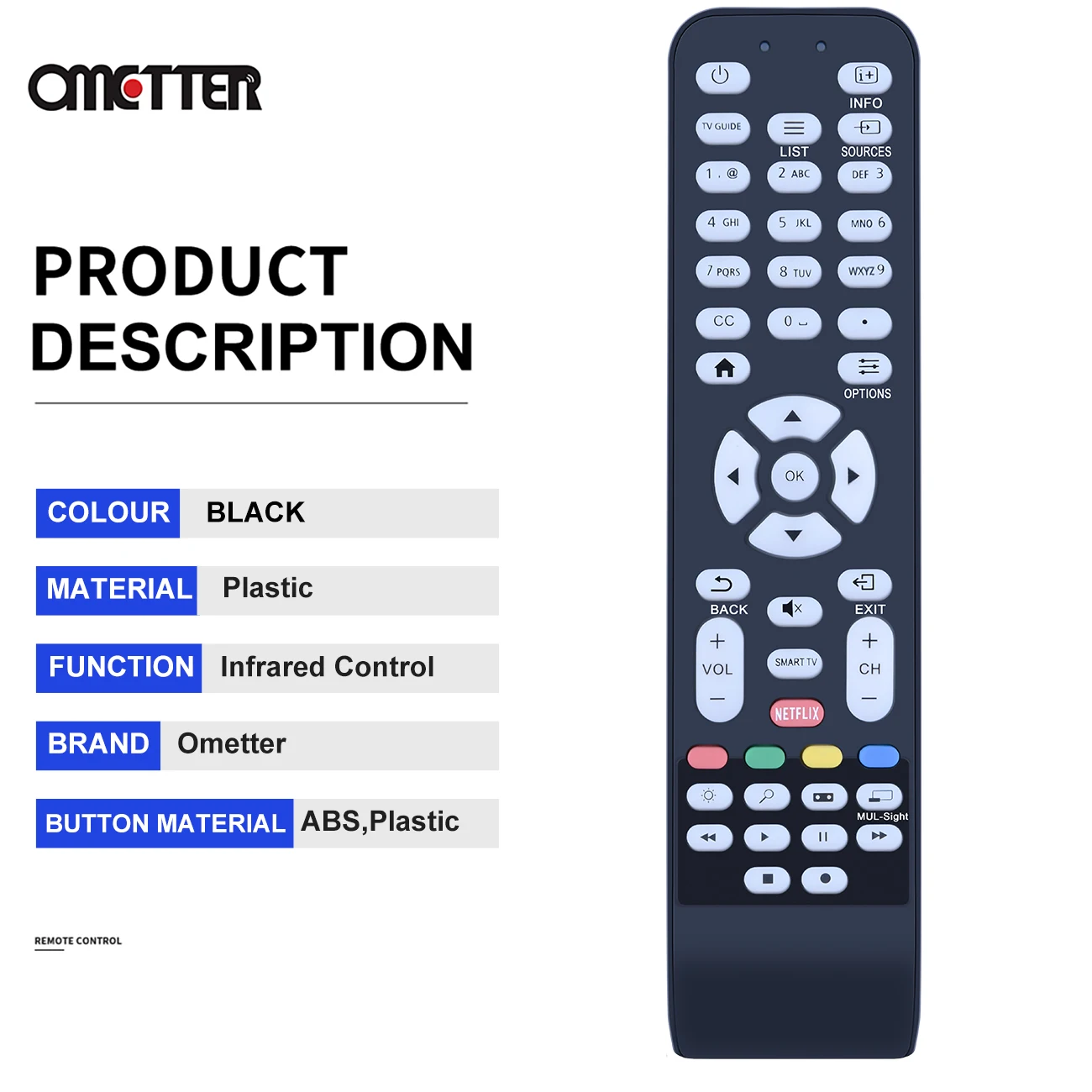 جهاز تحكم عن بعد أصلي جديد لـ AOC RC1994710/01 3139 238 28641 398GR08BEAC01R لـ NETFLIX SMART TV
