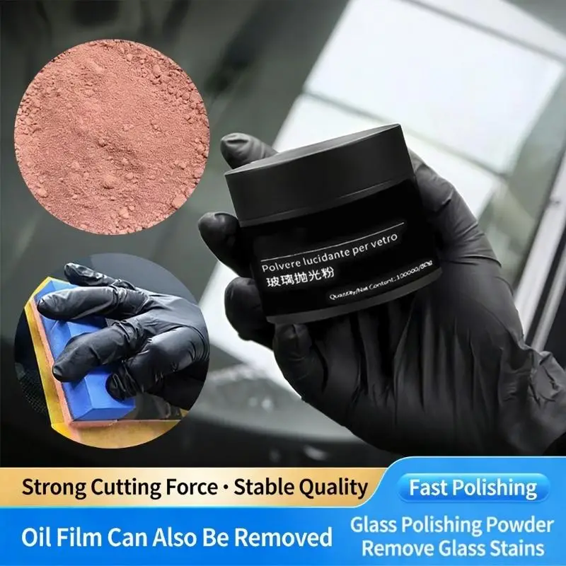 6XDF 100g Professional Glass Polishing Powder for Windshield Scratch Removal and Cleaning Enhancing Driving Safety Visibility