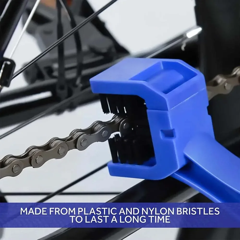 Bicycle Chain Cleaning Brush Multi-purpose Double-headed Motorcycle Mountain Bike Cleaning Chain Cleaning Tool