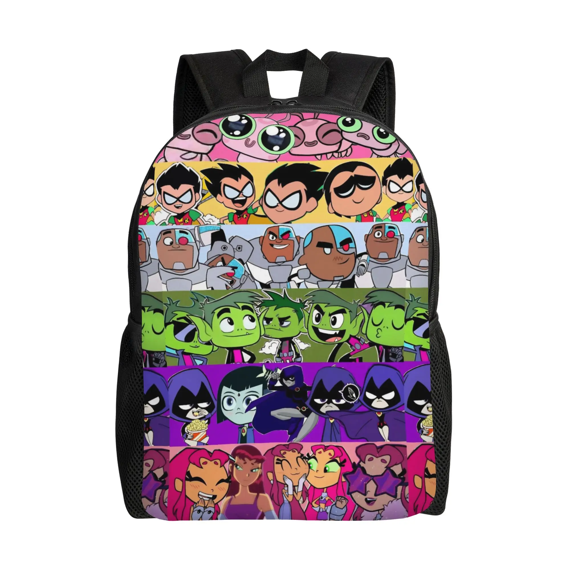 

Рюкзак Teens Titans Go Beast Boy, дорожные рюкзаки для женщин и мужчин, модные школьные сумки, дизайнерский дышащий рюкзак