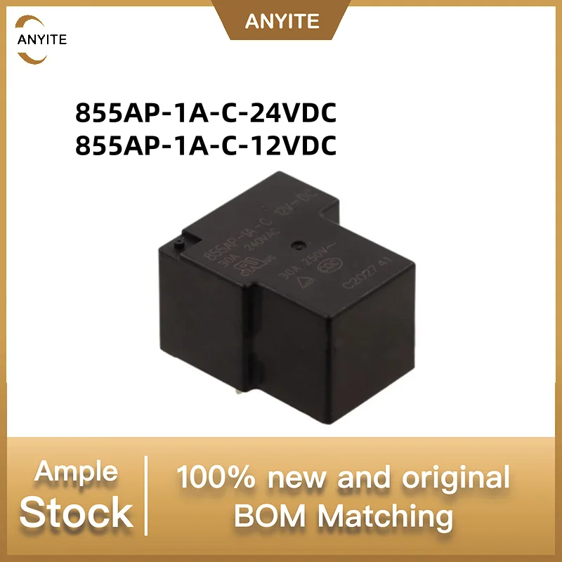 New 10Pcs/LOT    855AP-1A-C-24VDC    855AP-1A-C-12VDC 855AP-1A-C  855AP