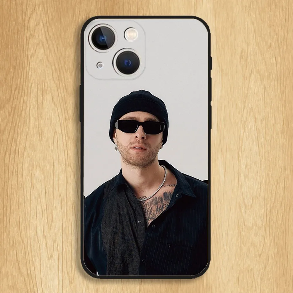 Egor Kreed EK Rapper Phone Case For iPhone15,14,13,12,11,Pro,Max,Plus,Mini,X,XS,XR,8,7,6,S,Plus,SE Soft Black Case