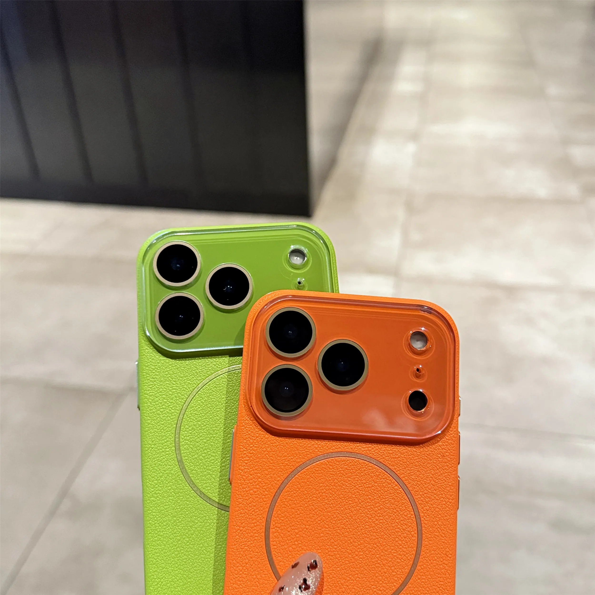 حافظة هاتف مغناطيسية فاخرة لهاتف آيفون 17 16 15 14 13 12 11 Pro Max Plus شحن لاسلكي 17 Pro 17 Air لغطاء هاتف Magsafe #6