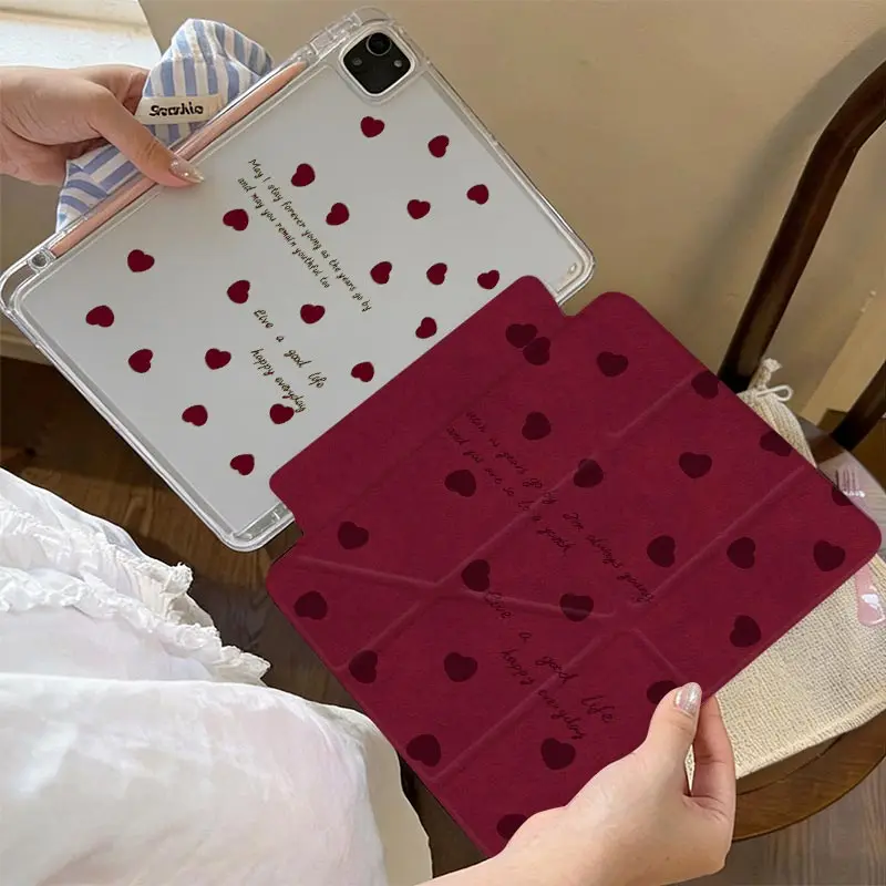 Anti-Bending 3+Y Fold Case For iPad A16 2025 11th Air11/13inch IPad Mini6 8.3 Pro 11 2024 iPad10.2 7/8/9th 4/5th 10.9