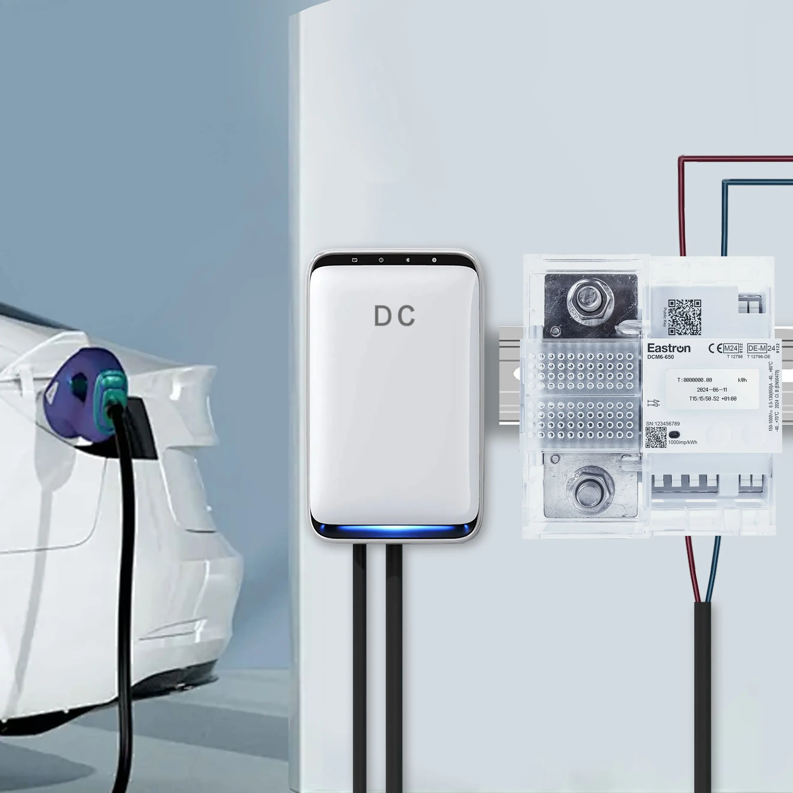 

Easrton DCM6-650 Class 1 DC Fast Charger Monitoring RS485 Data Storage MID DC Energy Meter