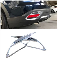 For Mazda CX-9 CX9 2017 - 2020  Accessories  ABS Rear Fog Lights Lamp Molding Cover Kit Trim  Chrome