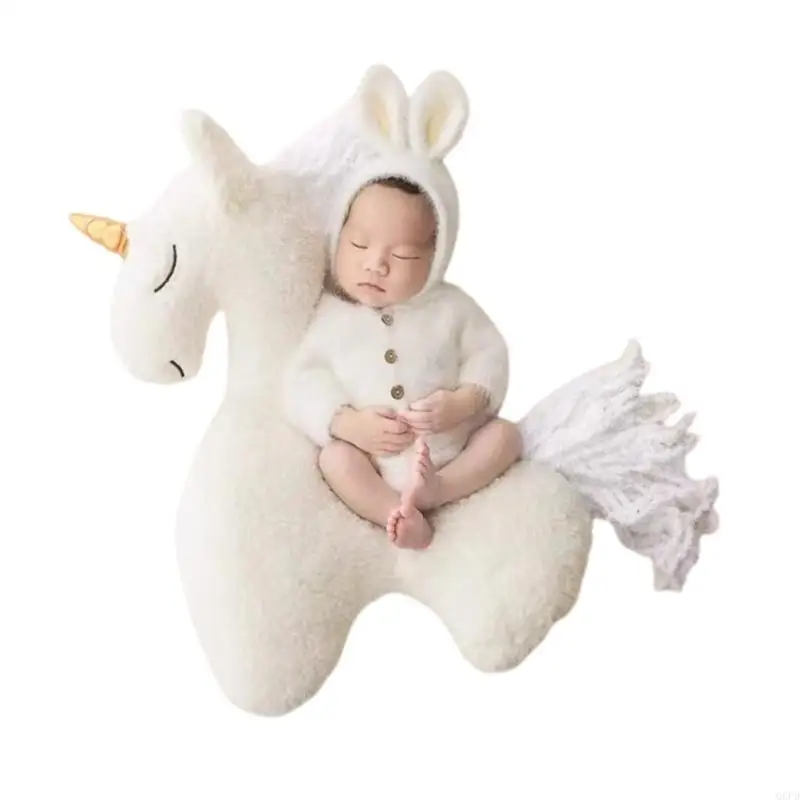 Fotos bebés caballos cuernos únicos que toman accesorios para regalo ducha los recién nacidos