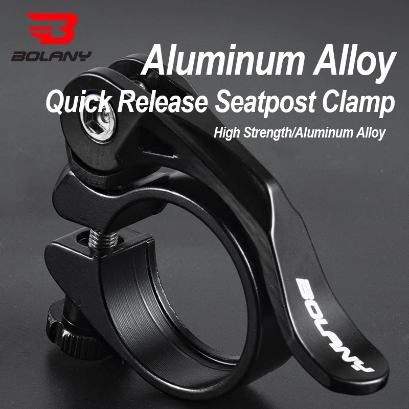 BOLANY Bicycle Seatpost Clamp 31.8/34.9mm Bike Seatpost Clamp Aluminum Alloy Seat Clamp For MTB Road Bike Accessories