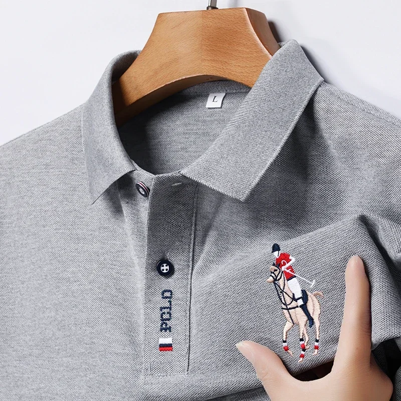 Men's Embroidered Casual Fashion Short Sleeved POLO Shirt Summer Comfortable Topt shirt for menpolo shirtsshirt for menpolo t sh