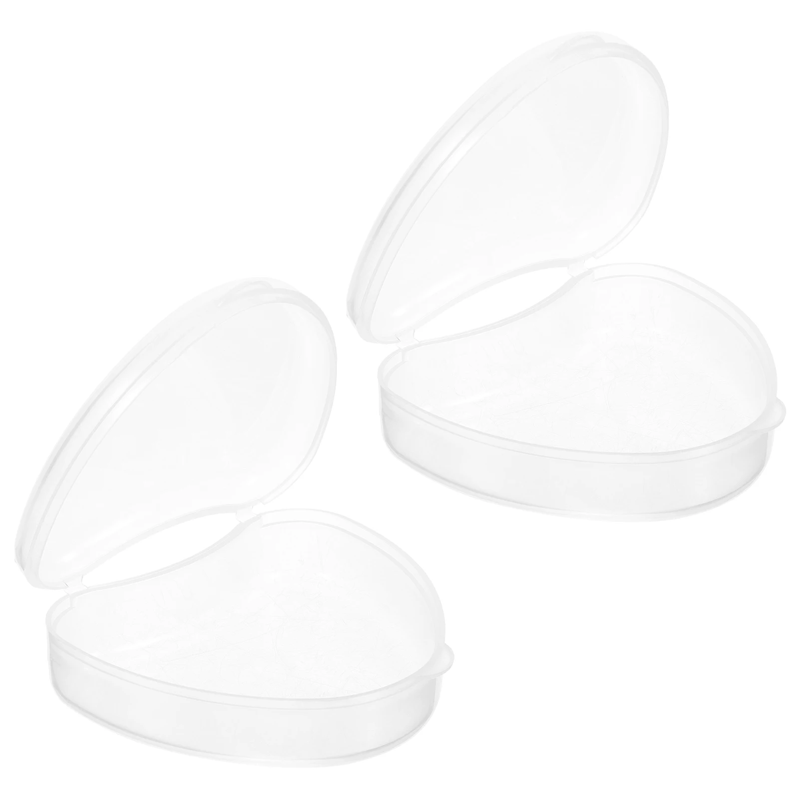 

2Pcs Travel Denture Case Compact Retainer Holder Strong Plastic Material Portable Denture Container for Outdoor and Household