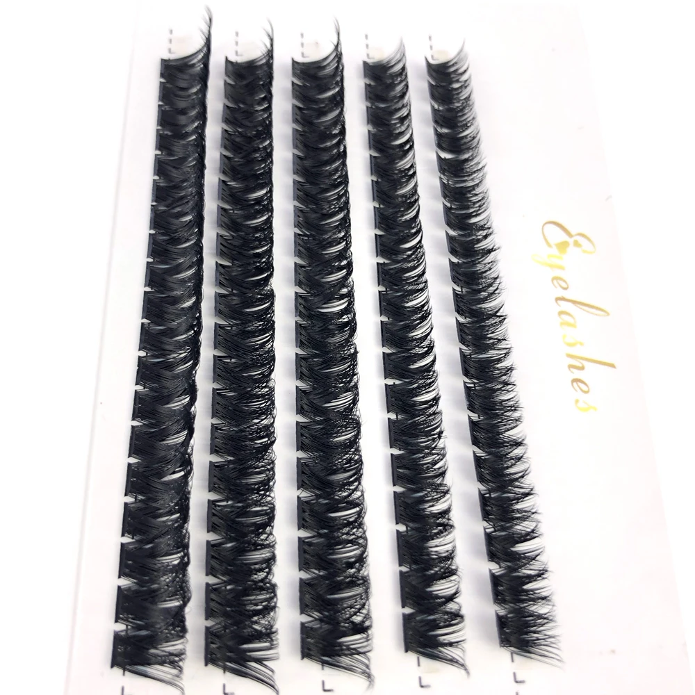 Pestañas de visón 40D/60D/80D, extensiones de pestañas naturales, 3D, Rusia, individuales, herramientas de maquillaje, cilios, 100 Uds.