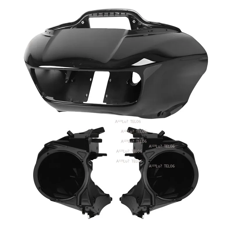 Fit Harley Road Glide CVO Modified Front Fairing Nose Cone Instrument Cover 2015 2023 maszt flagowy
