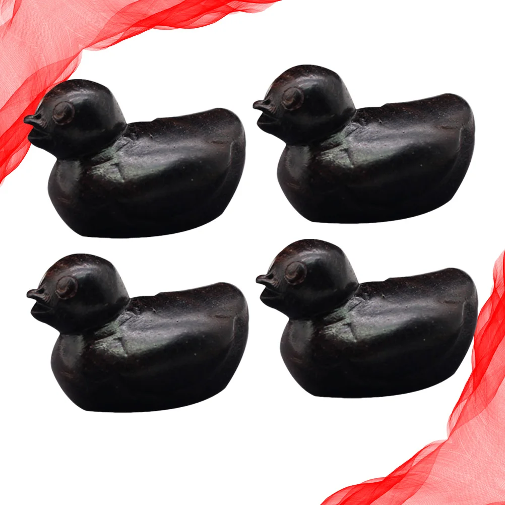 

4Pcs Handmade Wooden Mini Duck Pendants for DIY Jewelry Making Necklace Bracelet Charm Accessories Pendant Charm