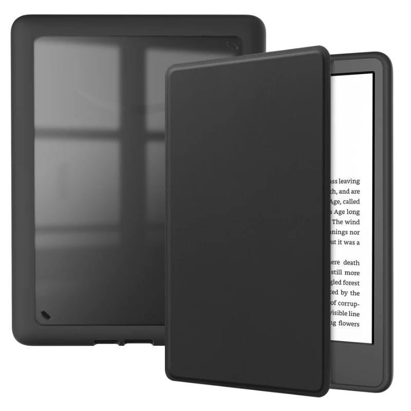 For Kindle Paperwhite 6 '8 Inch 2021 Released Silicon Acrylic Transparent Back Cover for Kindle Paperwhite 5 M2L3EK EBook Reader