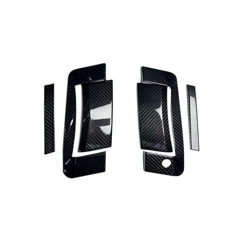 

True carbon fiber door handle cover for automobile modification