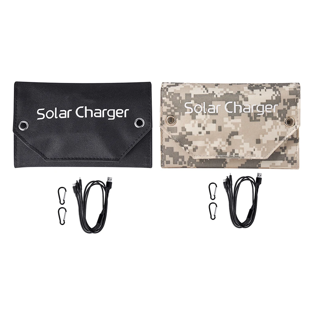 USB ポータブルバッテリー充電器高変換効率 8 ワット 5 V 折りたたみソーラーパネルハイキング旅行用折りたたみソーラーパネル