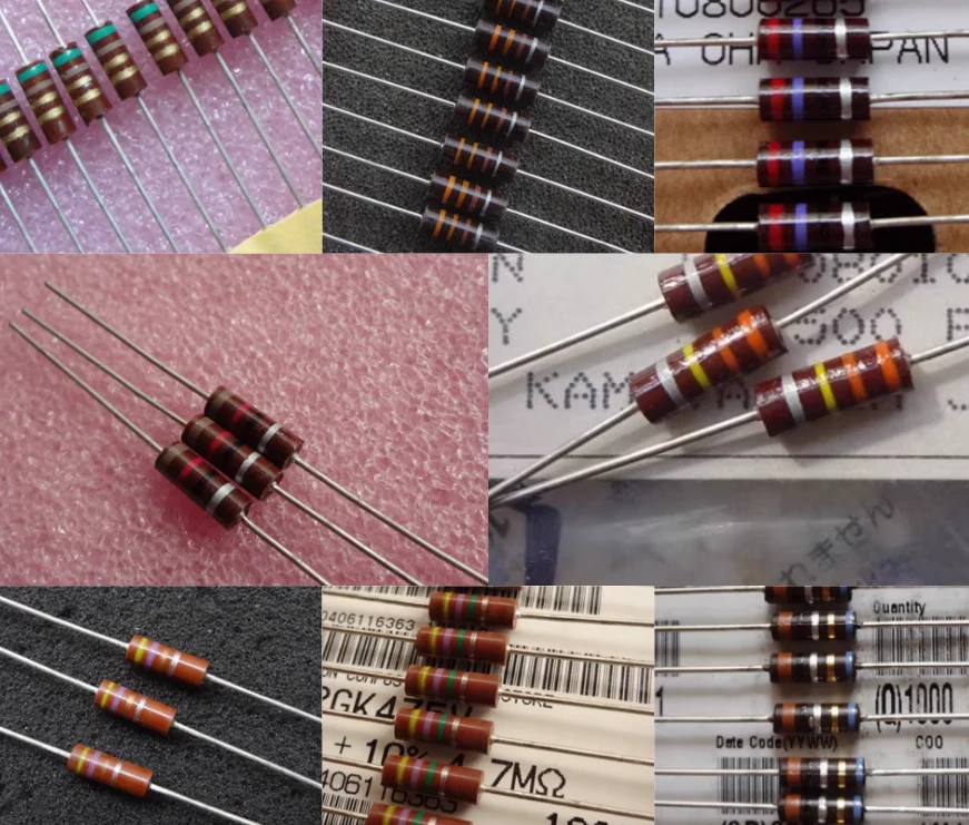 

Color ring carbon core non-inductance resistor 50pcs carbon core 1/2w 0.5W51.R,0.1R,4.7M,12R,27R,5.6R,2.2R,330R,4.7R,330K