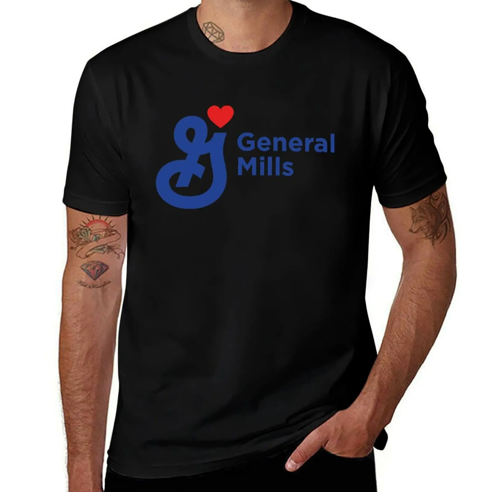 general mills Logo T-Shirt Cool Feeling Summer Tee Shirt T-Shirt