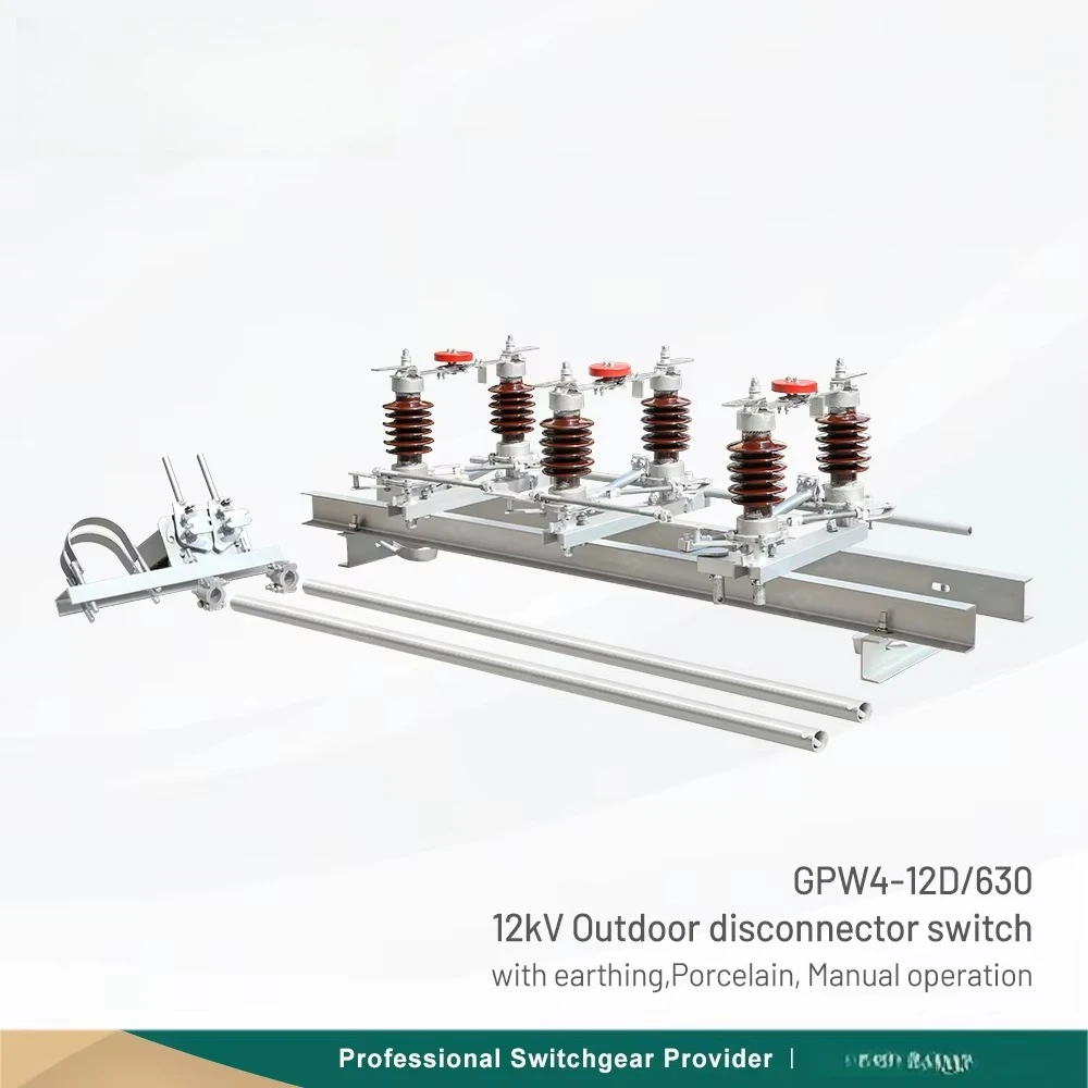 GPW4 Outdoor Disconnect Switch 12kV High Voltage AC Disconnector for Power Systems and Electrical Grid Applications