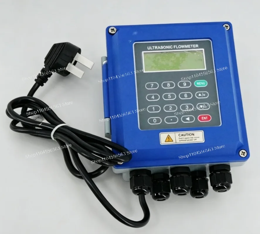 TUF-2000B Wall Mounted Ultrasonic Flow Meter DN15-6000mm Modbus RS485 4-20mA for Water Wastewater