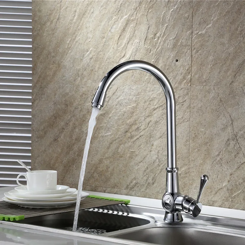 kitchen  golden/brushed/chrome brass basin faucet  a faucet single handle hot&cold mixer tap deck mounted torneira carne