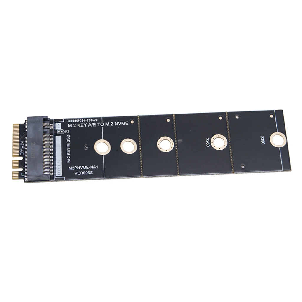 Adaptador para tarjeta de conversión M2 KEY A/E A M.2 NVME, interfaz WIFI para M.2 NVME PCI-E 2230 2242 2260 2280 SSD, placa de expansión