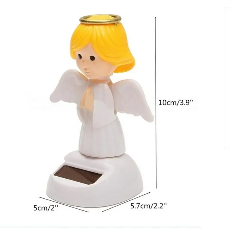 Hot Funny Solar Sway Angel Figure Doll Cute Dancing Doll Toy Car Ornaments For Home Office Solar Angel Swing Children Toy