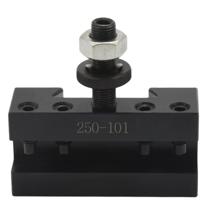 250-101 Quick Changing Tool Post High Carbon Steel Durable CNC Turning Lathe Tool Holder Boring Milling Cutter Bracket 1PCS