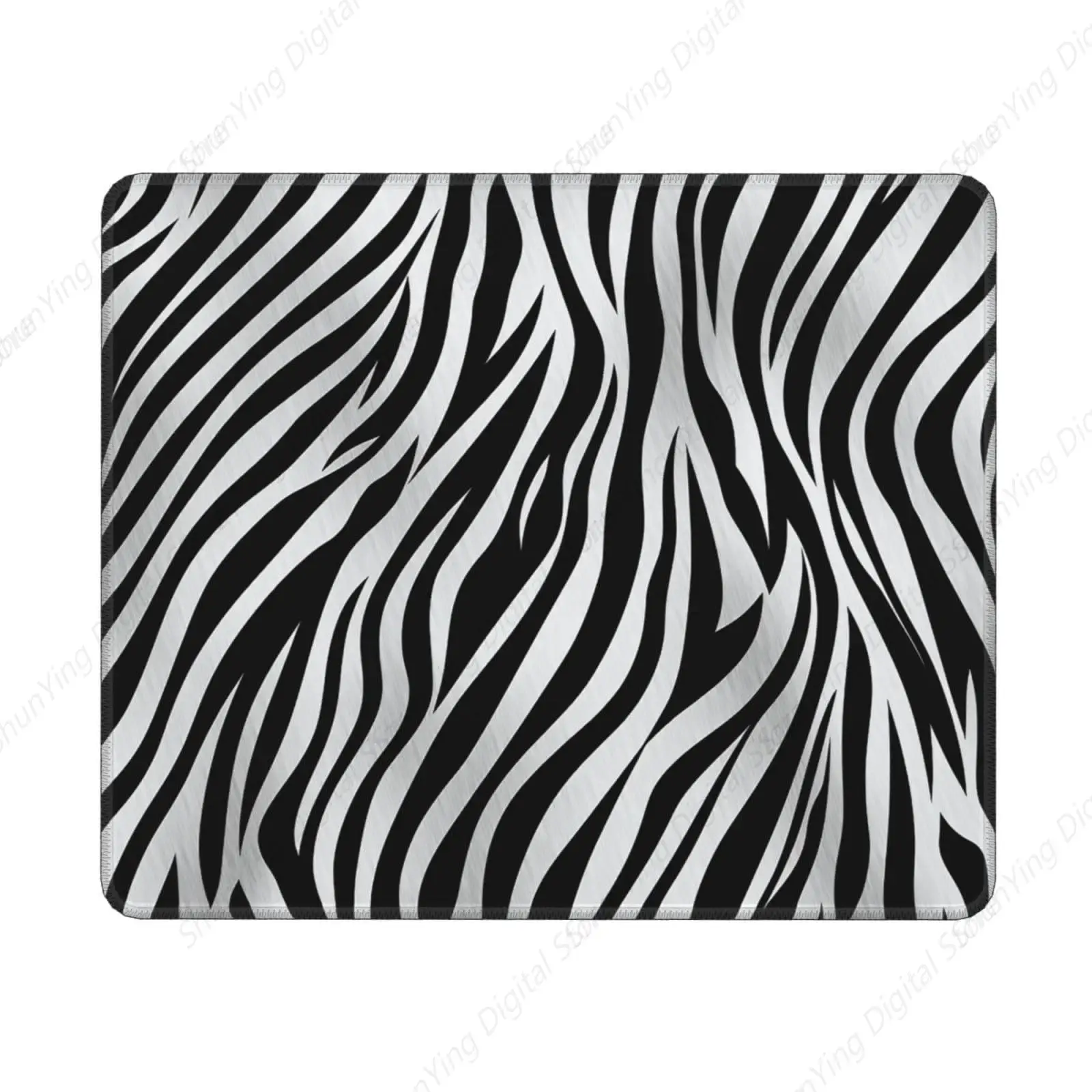 Zebra Print Printed Mouse Pad Washable And Non Slip Mouse Pad Men's And Women's Laptop Gaming Table Pad Gift 7 X 8.6 Inch