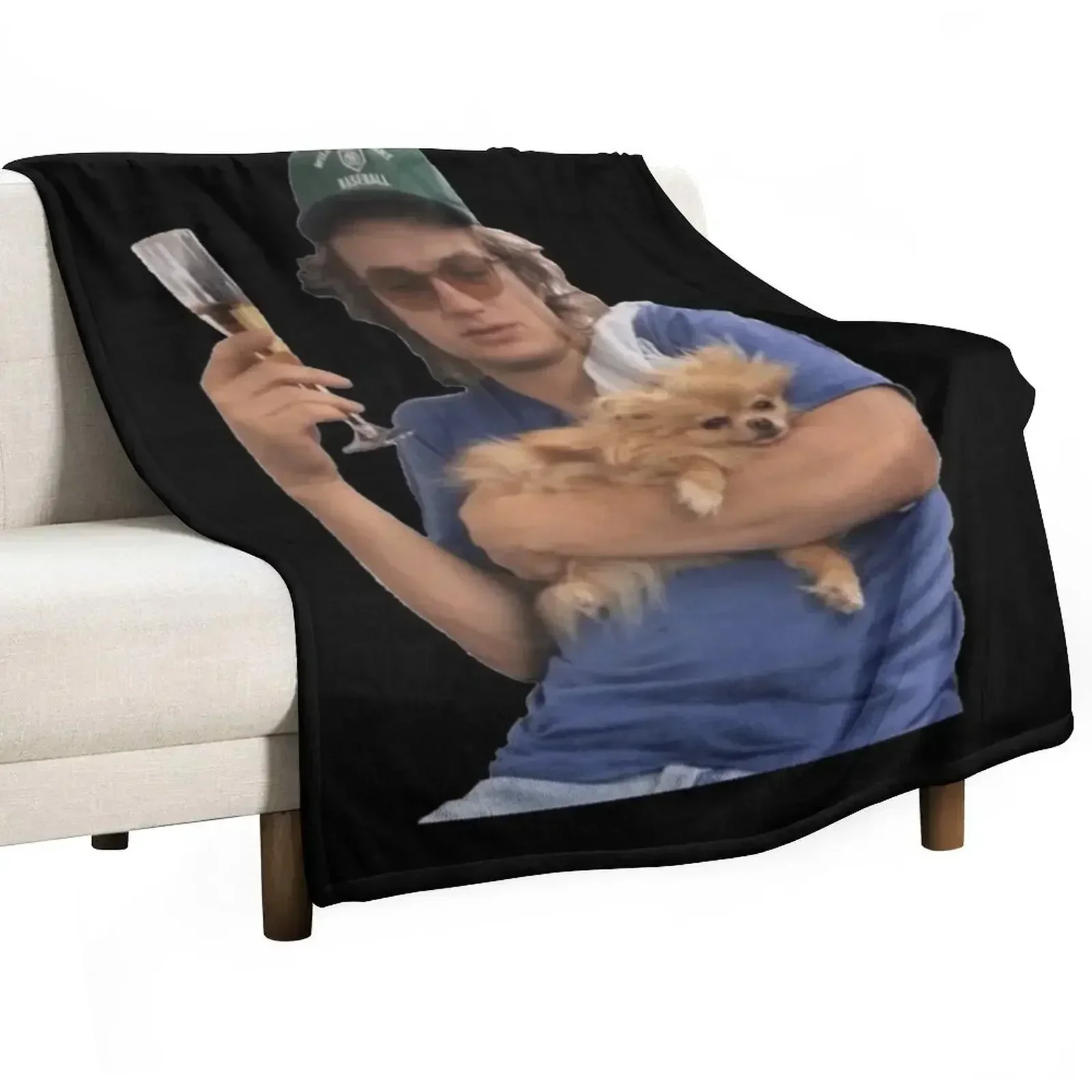 Joe Keery Classic . Throw Blanket Kid'S cosplay anime wednesday Designers Decorative Sofa Loose Blankets