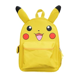 Żółty plecak PokéMon męski i żeński tornister plecak Pikachu Anime peryferyjna torba dla dzieci torba rekreacyjna o dużej pojemności