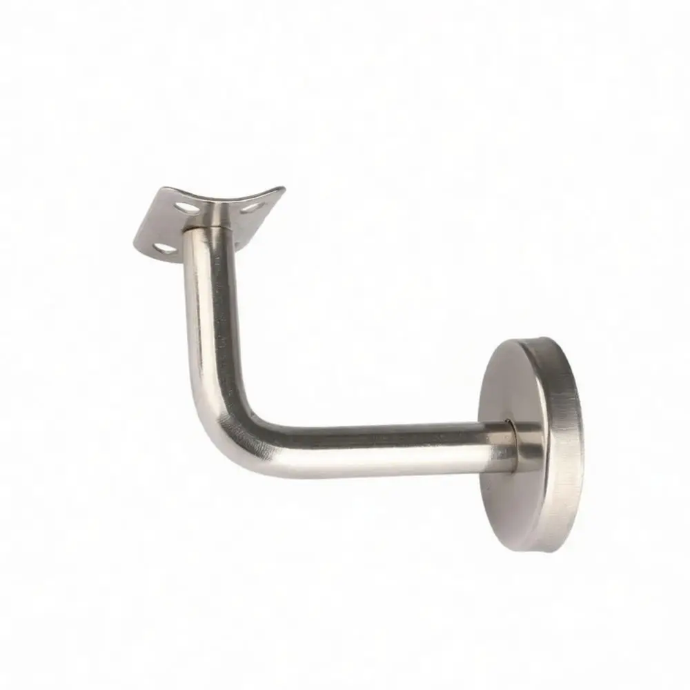 Solid 201 Stainless Steel Wall Support Bracket Handrail Stair Holder Modern Railing Accessory Home Improvement Hardware