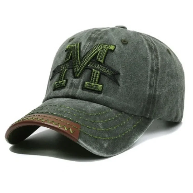 Unisex Vintage Japanese Washed Denim Newsboy Cap Distressed Baseball Hat