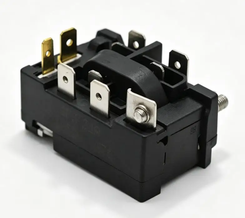 Refrigerator Starter Overload Protector QP3 15A Black Compressor Relay For G1 Compatible Cooling System Repair Replacement Part