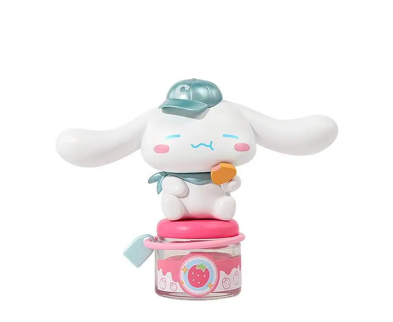 Miniso pudełko z niespodzianką Cinnamoroll gotowanie chatka tajemnicze pudełko prezent dla dzieci postać z kreskówki ozdoba krajobrazowa oryginalne produkty