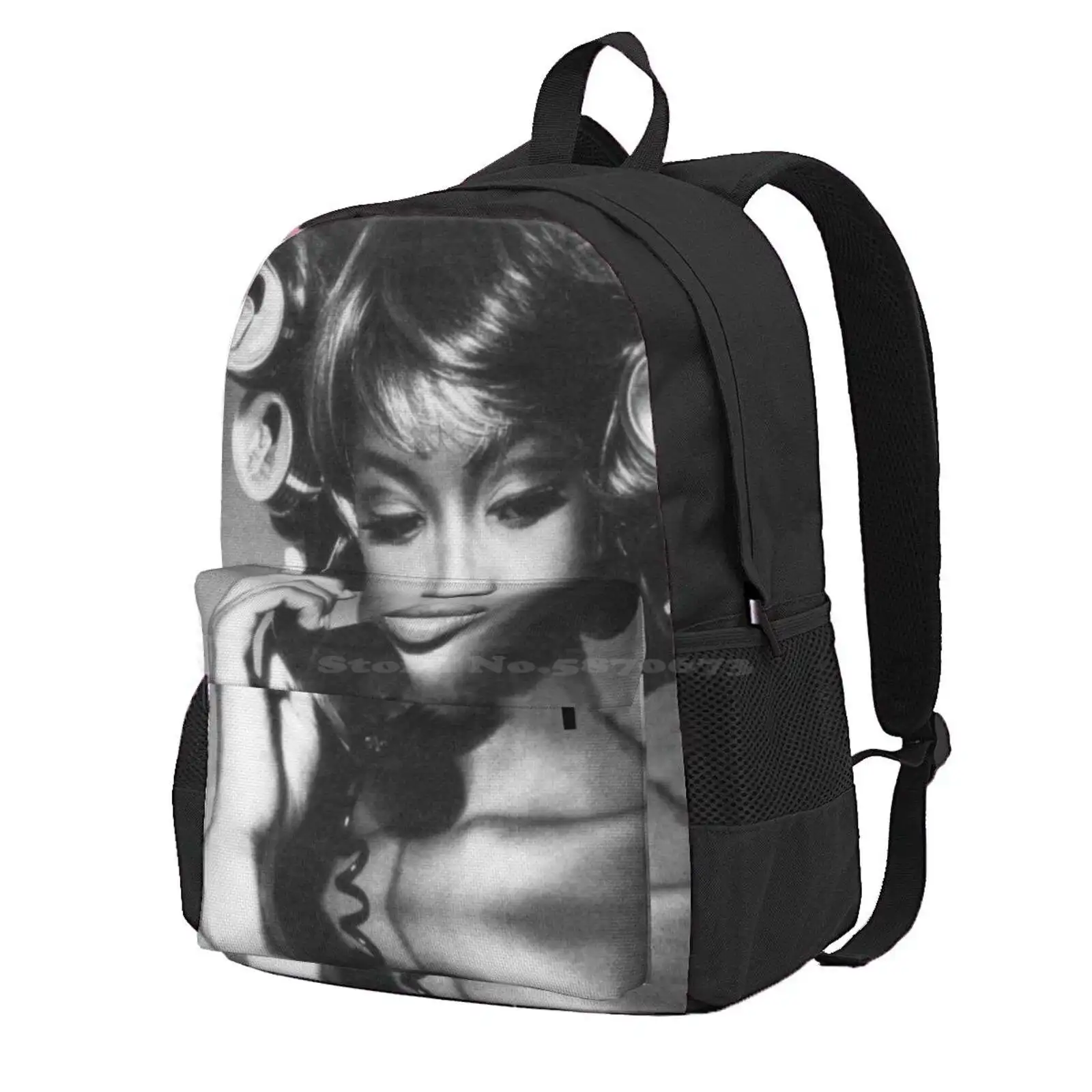 Naomi Campbell : On The Phone Hot Sale Schoolbag Backpack Fashion Bags Naomi C Pretty Naomi C Fashion Naomi Campbell Runway