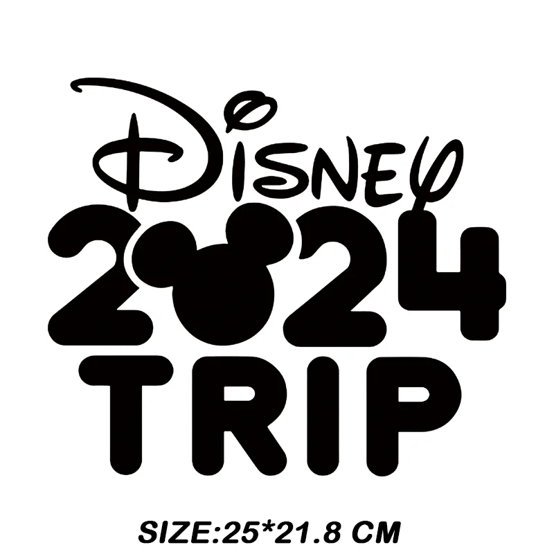 Disney Cartoon Mickey Mouse simple style Heat transfers stickers for clothing DIY Printed Pattern Adhesive Patches For Clothes