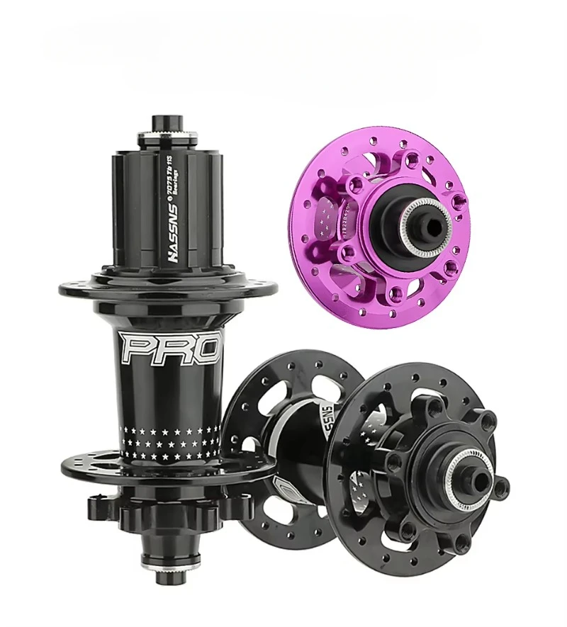 HASSNS PRO7 32H Rear Hub Quick Release 32Holes Freehub MTB Four Palin 7-12Speed Noisy Cube Bicycle Six Pawl Three Teeth Hubs