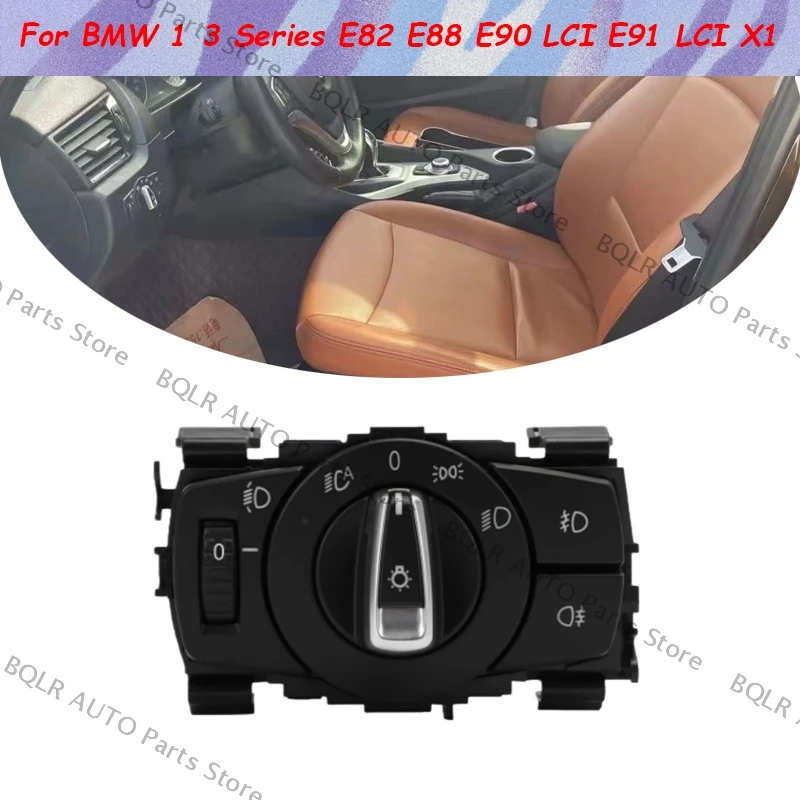 

Для BMW 1 3 серии E82 E88 E90 LCI E91 LCI X1 61319169406 Переключатель управления фарами Режим регулировки угла переключателя фар
