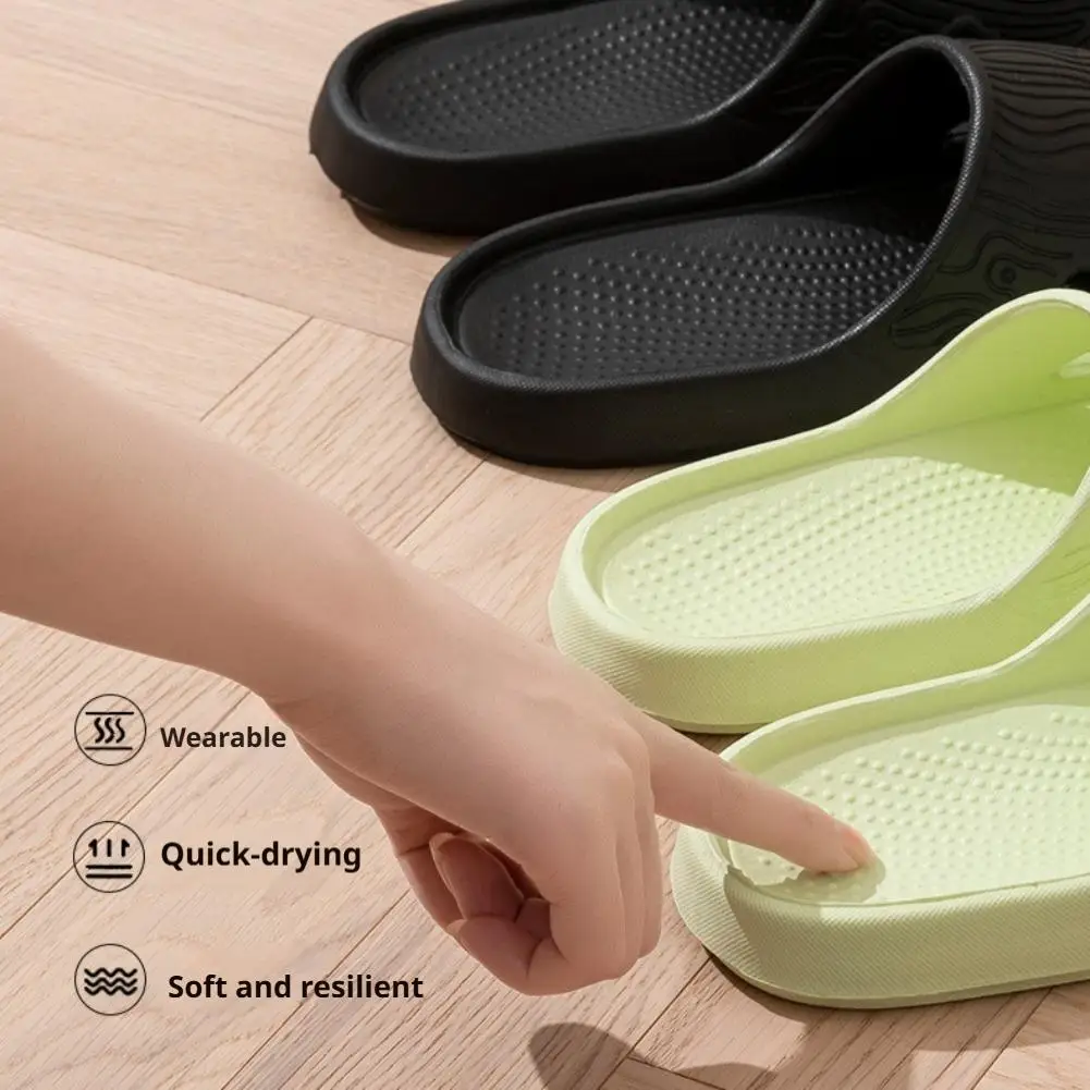 Shower Slippers Quick Drying Non-Slip Bathroom Slides Soft Lightweight Footwear For Women Indoor Outdoor Home Wear Sise 36-41 image 4