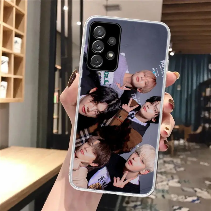 T-Txt Boy Band Kpop Soft Phone Case For Samsung Galaxy A14 A13 A12 A15 A54 A53 A52 A55 A34 A33 A32 A35 A24 A23 A22 A25 A04S A03S