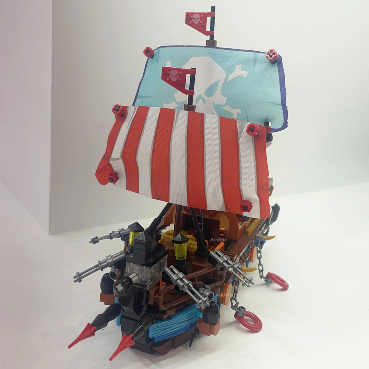 916PCS Medievale Perla Nave Pirata Modello Building Blocks Esperto Creativo Avventura Barca Giocattoli Dei Mattoni Per Il Capretto Regalo Di Compleanno MOC