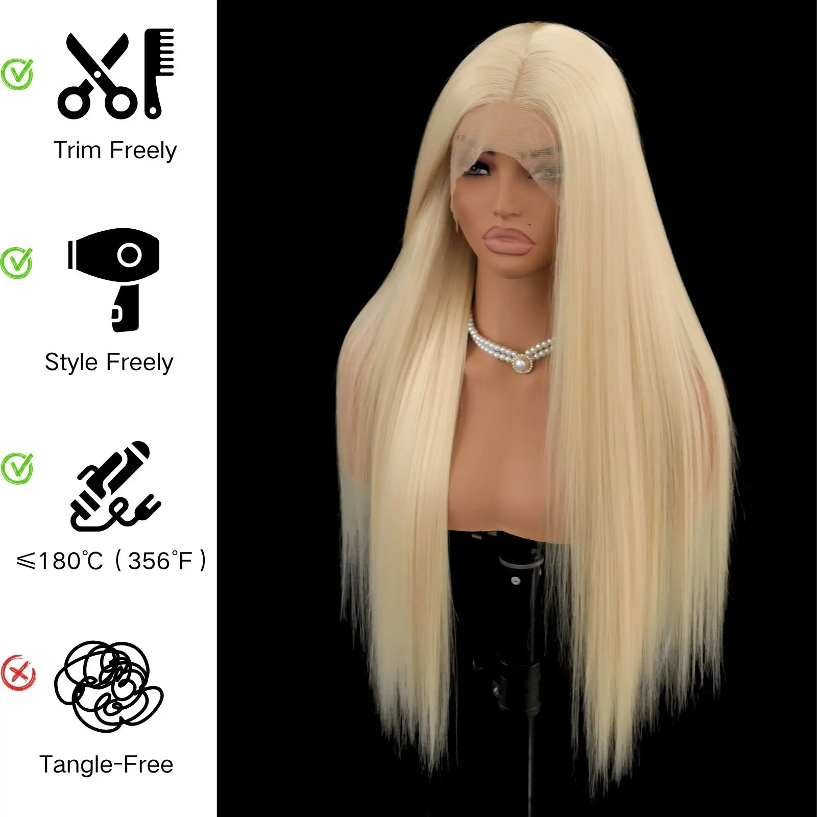 Thumbnail 4 - #52 Latest Synthetic Lace Front Wigs Offers