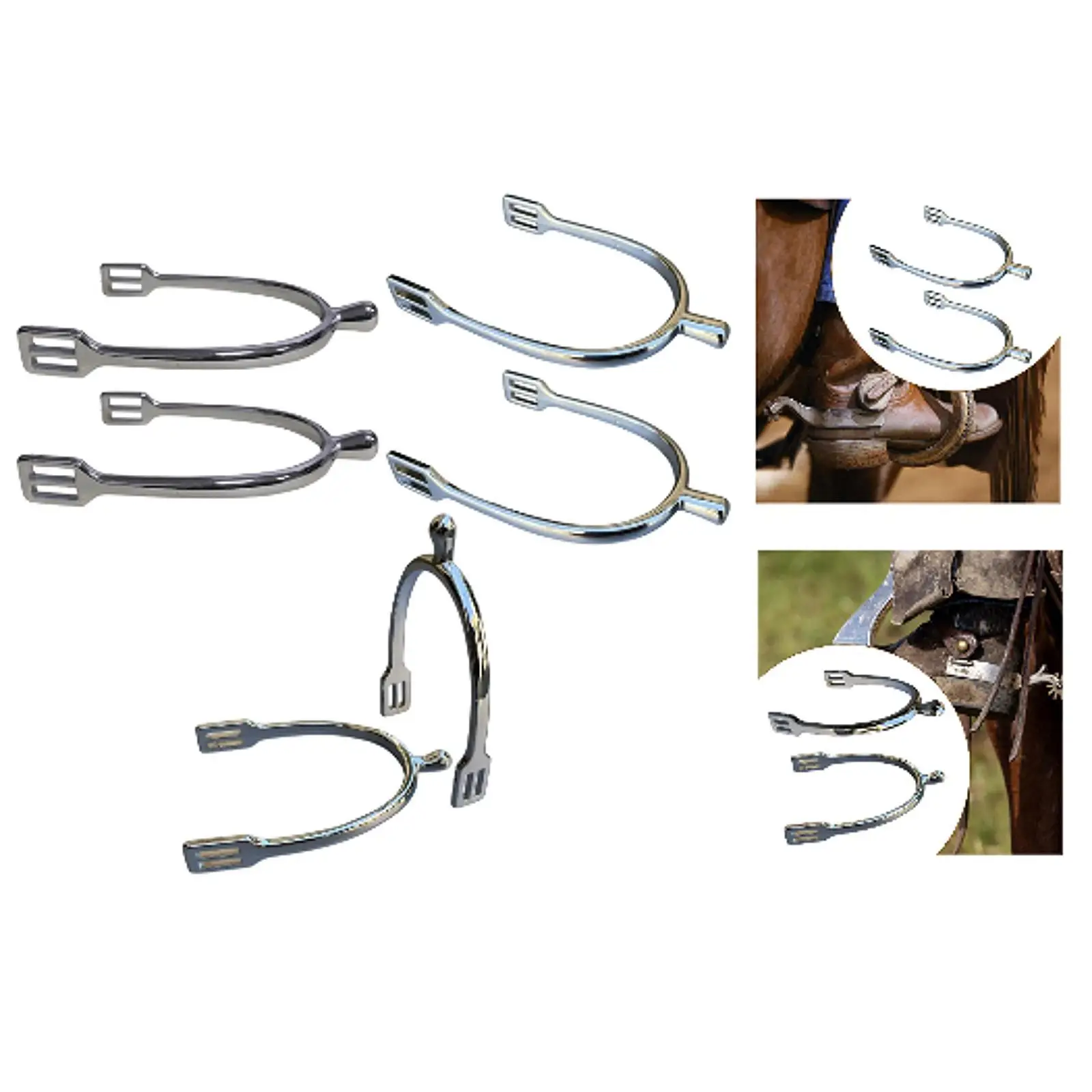 2 sztuki szpikulców do jazdy konnej dla kobiet lub dzieci, sprzęt jeździecki, praktyczne