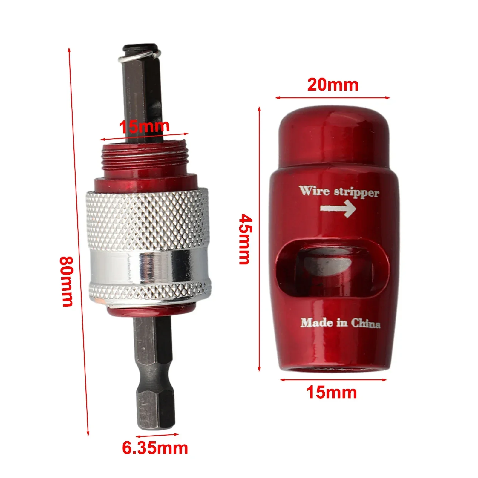 Electrician Wire Stripper For Quickly Stripping Wire Use With Hand Electric Drill Aluminum Alloy For Electricians