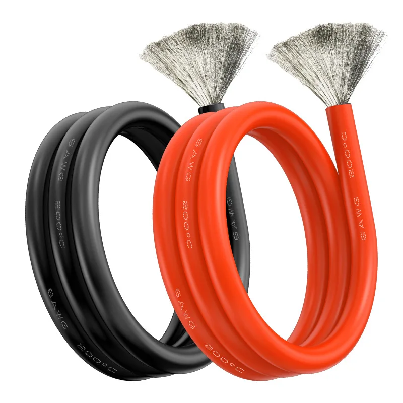 

Small roll 20 meters/roll extra soft silicone wire 13-30AWG high temperature resistant new energy model aircraft wire